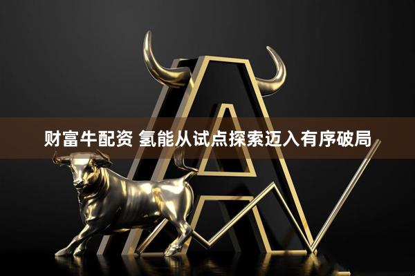 财富牛配资 氢能从试点探索迈入有序破局