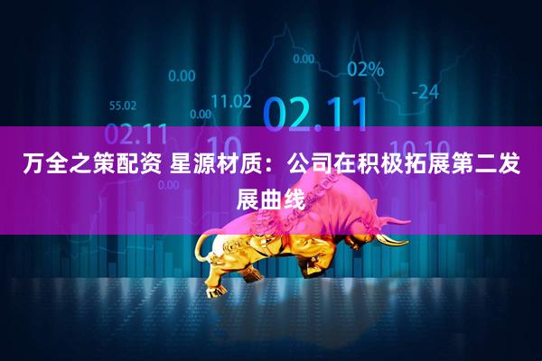 万全之策配资 星源材质：公司在积极拓展第二发展曲线